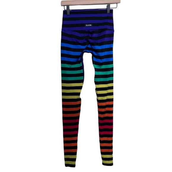 K-DEER Multicolor Striped Leggings - Picture 2 of 5